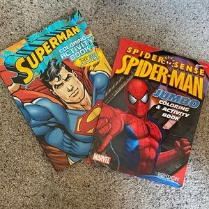 Marvel Spider-Man Jumbo Coloring & Activity Book - Red and Blue